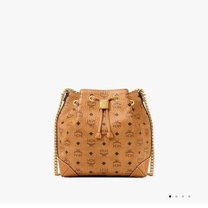 Mcm small bucket bag